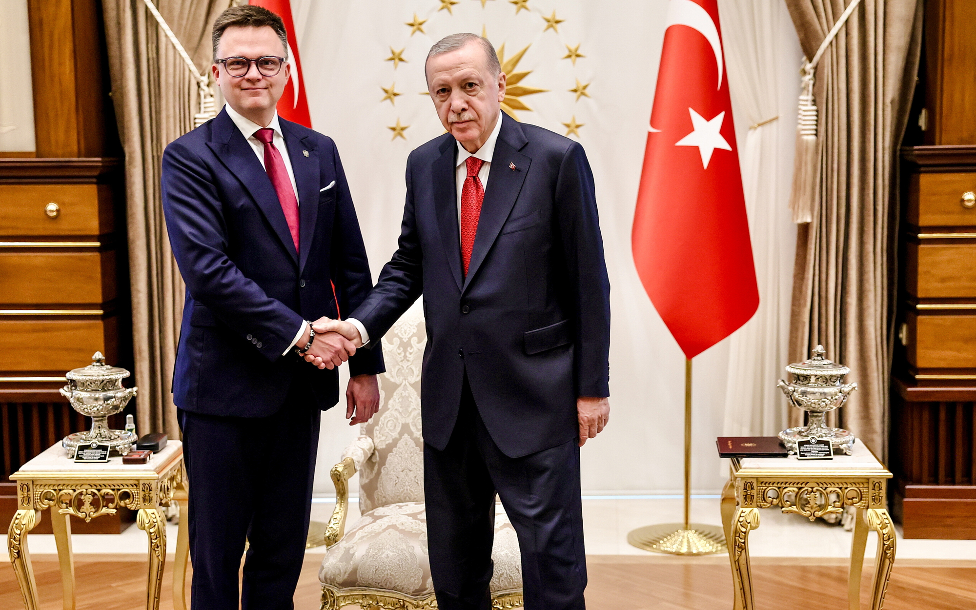 Szymon Hołownia z wizytą w Turcji. Rozmawiał z prezydentem Erdoganem