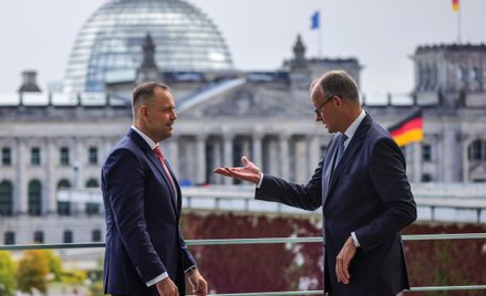 Prezydent Karol Nawrocki i kanclerz Niemiec Friedrich Merz