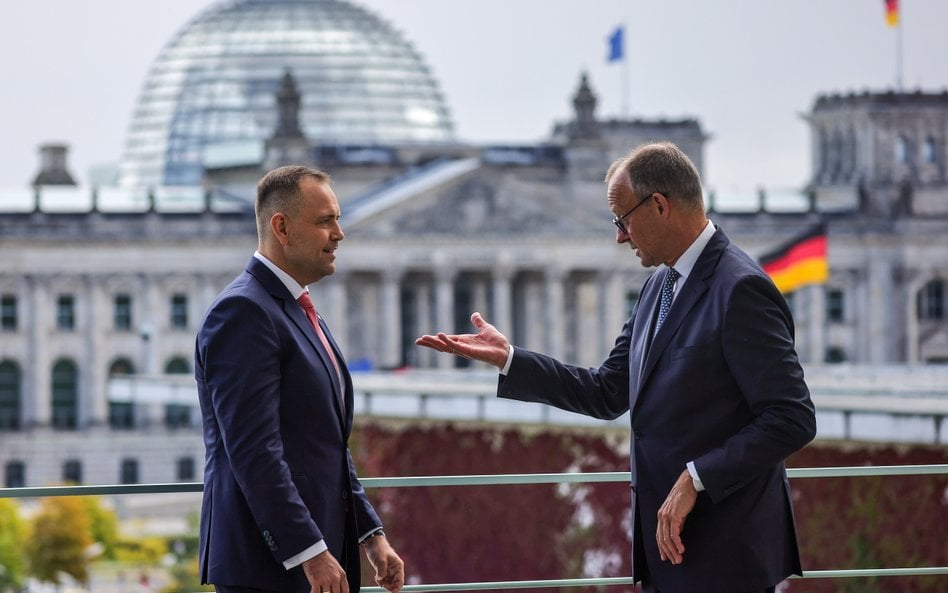 Prezydent Karol Nawrocki i kanclerz Niemiec Friedrich Merz