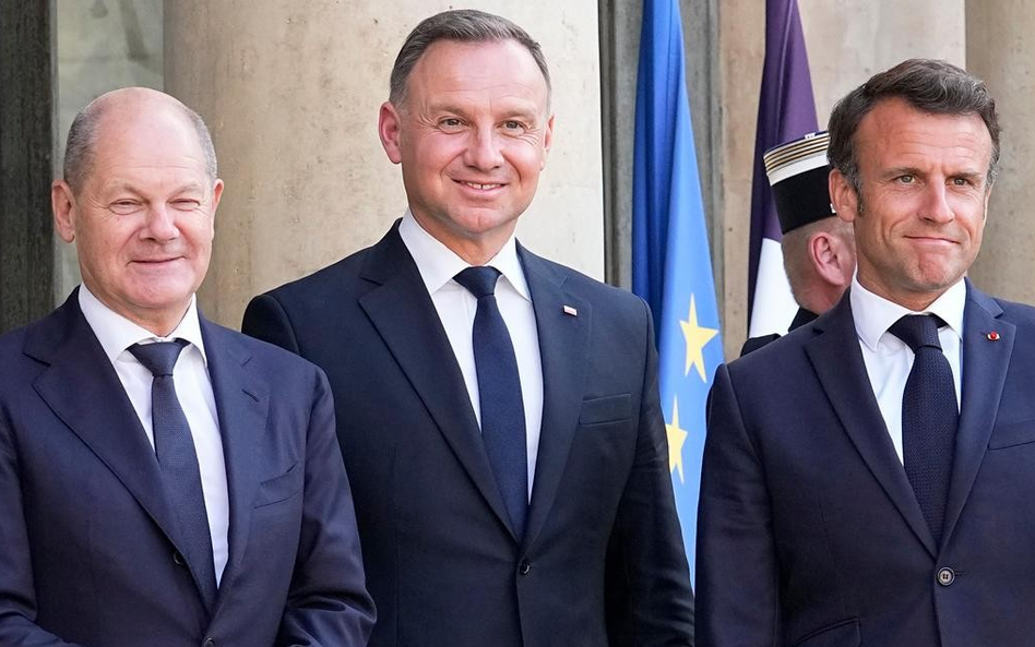 Duda, Macron i Scholz omawiali gwarancje bezpieczeństwa dla Kijowa. „Ukraina czeka na wyraźny sygnał”