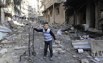 Kruchy rozejm w ruinach Aleppo.