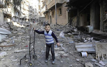 Kruchy rozejm w ruinach Aleppo.