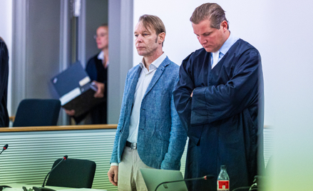 Christian B. w towarzystwie swojego prawnika Friedricha Fuelschera