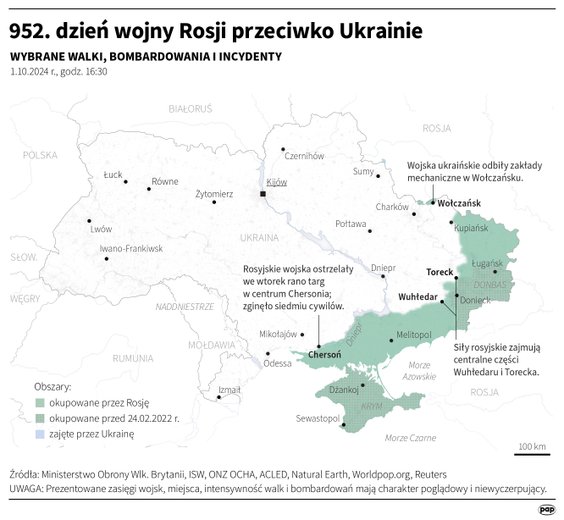 Tak wyglądała sytuacja na froncie 1 października