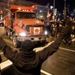 Konwój protestujących w Toronto, fotografia z 5 lutego