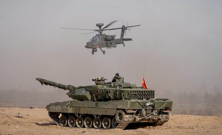 Ćwiczenia żołnierzy NATO na poligonie na Łotwie