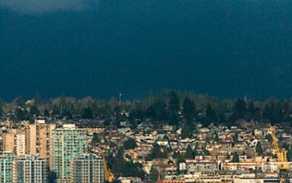 Biało tylko w górze, czyli zimowy pejzaż Vancouver