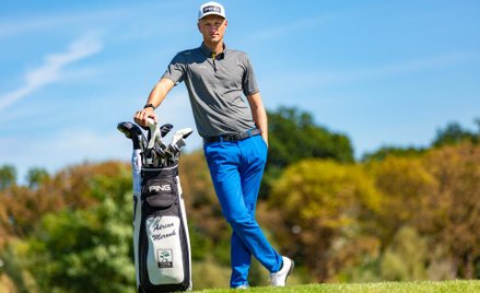 Golf. Adrian Meronk drugi w walce o lamparta
