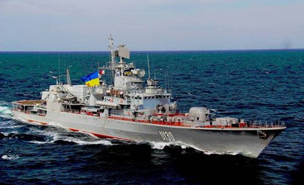 „Hetman Sahajdaczny” nie trafił w ręce Rosjan, gdyż w marcu 2014 r. uczestniczył w operacji NATO w Z