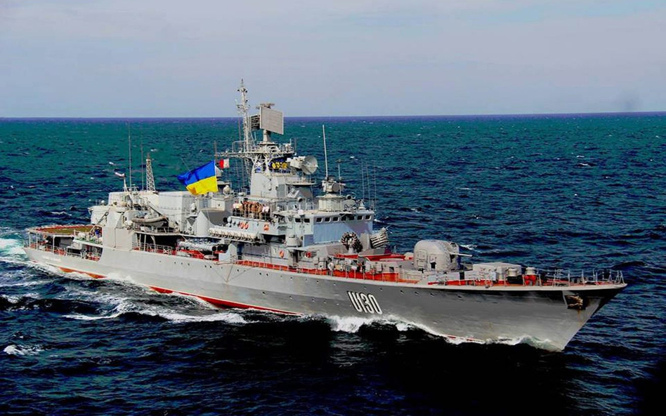 „Hetman Sahajdaczny” nie trafił w ręce Rosjan, gdyż w marcu 2014 r. uczestniczył w operacji NATO w Z