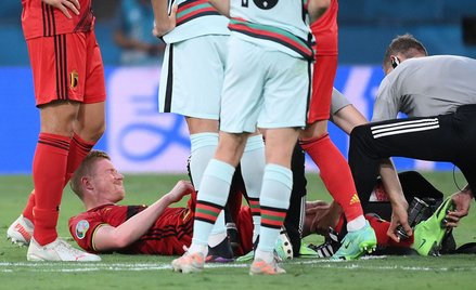 Euro 2020: Czy De Bruyne i Hazard zagrają z Włochami?