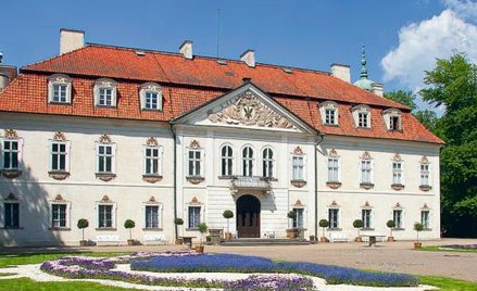 Pałac w Nieborowie zbudowany został pod koniec XVII wieku.