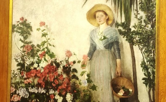 Olga Boznańska "W Oranżerii", Muzeum Narodowe w Warszawie