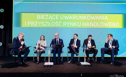 Od lewej: Marcin Piasecki z „Rzeczpospolitej”, Marina Dubakina, prezeska ds. zrównoważonego rozwoju 