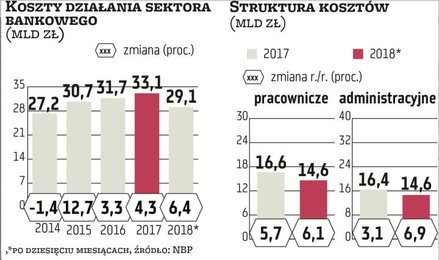 Banki znane są ze skrupulatnej kontroli kosztów, szczególnie w obliczu niskich stóp procentowych. Je