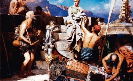 Obraz Henryka Siemiradzkiego tytułowany „Odprawa Katarzyny Cornaro – Królowej Cypru” został sprzedan