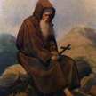 „Mnich”, 1855 r., akwarela na papierze