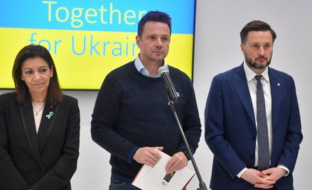 Prezydent Warszawy Rafał Trzaskowski podkreśla, że samorządy są gotowe wspierać uchodźców