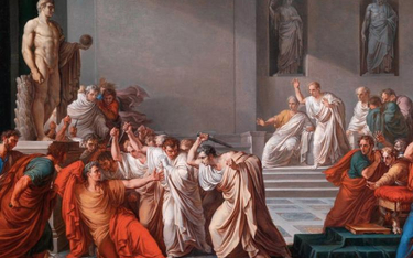 „Zabójstwo Cezara”, obraz Vincenza Camucciniego z ok. 1805 r.