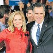 Mitt Romney z żoną Anną po ogłoszeniu zwycięstwa w prawyborach na Florydzie