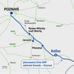 Szybciej z Kalisza do Poznania i Warszawy.   Prace nad linią KDP przez Kalisz nabierają tempa