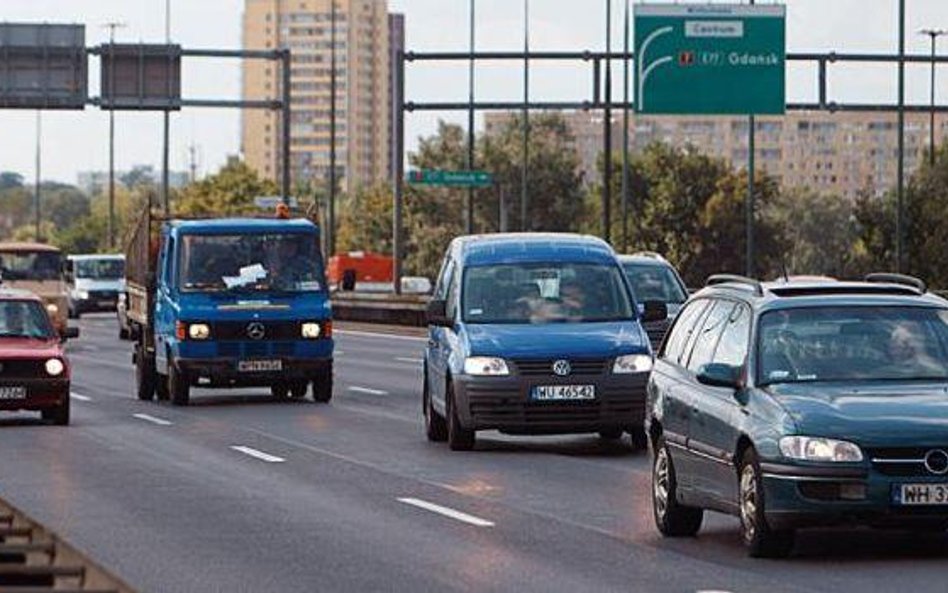 Coraz mniej korków na warszawskich mostach