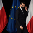 Premier Mateusz Morawiecki podczas spotkania z mieszkańcami w ramach programu Polski Ład