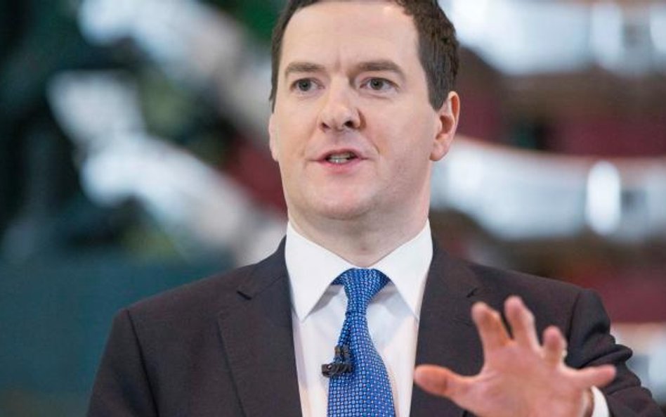 George Osborne w trakcie jednego z przemówień na temat polityki fiskalnej