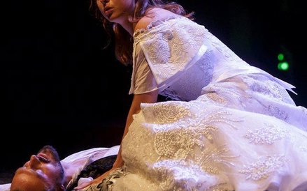 Marta Herman i Michał Jaros w „Zakochanym Szekspirze”.