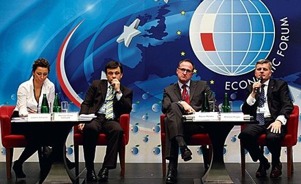 Gaz łupkowy ma przyszłość w Polsce. Od lewej: Izabela Albrycht (Instytut Kościuszki), Mariusz Orion-