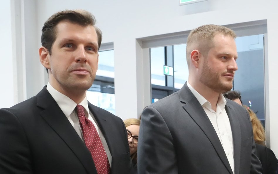 Tobiasz Bocheński i Janusz Cieszyński