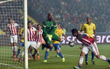 Mecz Brazylia-Paragwaj był wyjątkowo zacięty