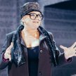 Katarzyna Figura w spektaklu „Fahrenheit 451” Wybrzeża.