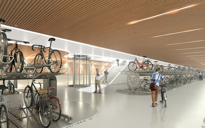 W Amsterdamie powstał podziemny parking na ponad 6 tys. rowerów