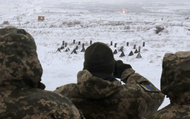 Ćwiczenia ukraińskiej armii w okolicach Lwowa, 28 stycznia