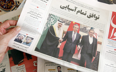 Podpisane w Pekinie porozumienie trafiło na pierwsze strony gazet w Iranie