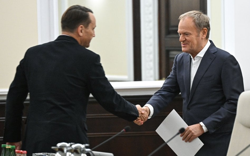 Radosław Sikorski i Donald Tusk