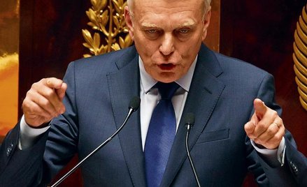 Francuski premier Jean-Marc Ayrault podczas pierwszego wystąpienia przed nowym parlamentem