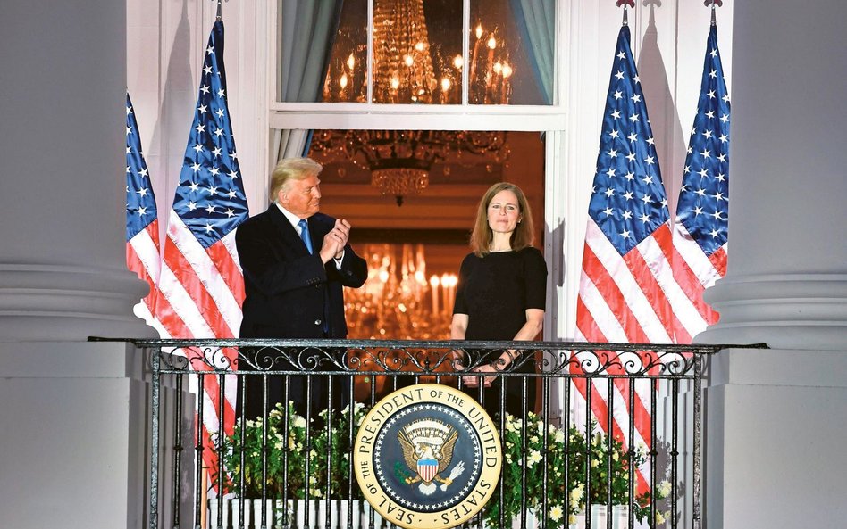 Pytany, czy po zatwierdzeniu przez Senat 26 października nominacji Amy Coney Barrett Sąd Najwyższy p
