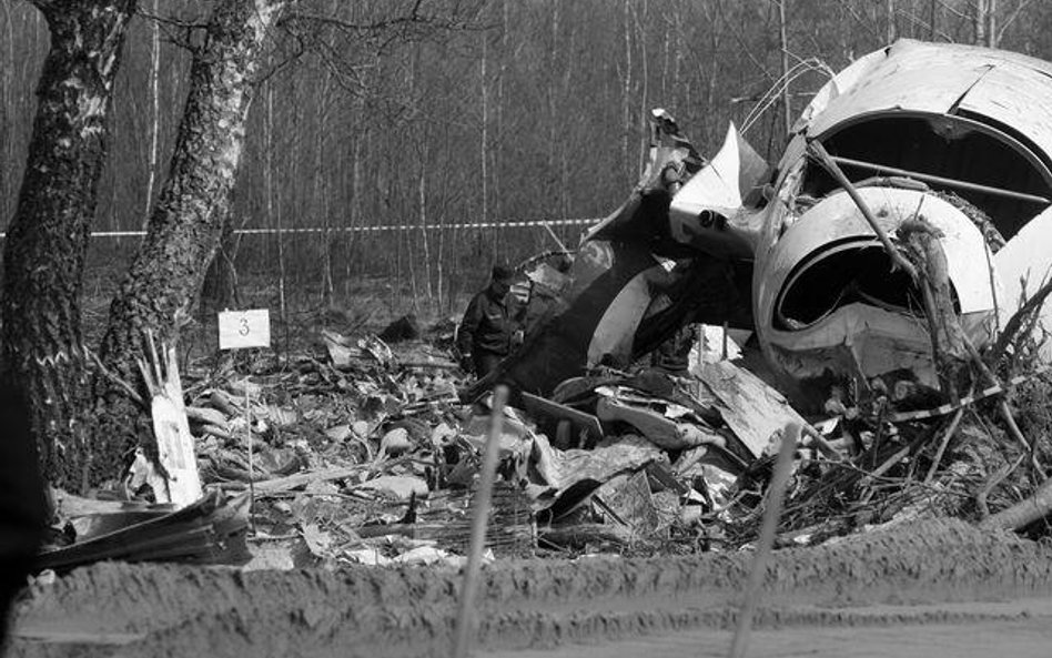 Miejsce katastrofy prezydenckiego samolotu