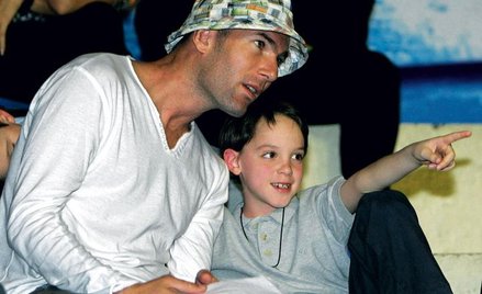 Zinedine Zidane i jego syn Luca