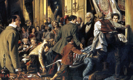 Amerykańskie elity były oburzone pijackimi przyjęciami, na które prezydent Andrew Jackson zapraszał 