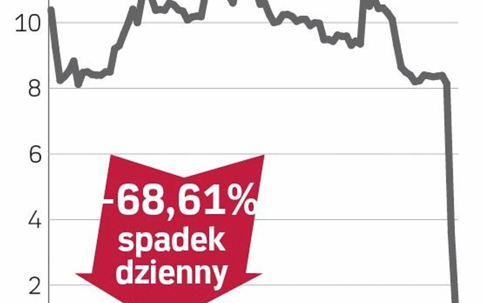 Kurs ukraińskiej firmy runął
