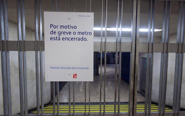 Lizbońskie metro sparaliżowane