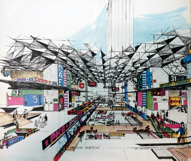 Przyszłość, to przeniesienie ruchu pieszego do pasaży typu warszawska Ściana Wschodnia – uważał w ro