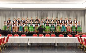 Zespół Pieśni i Tańca "Mazowsze" podczas występu