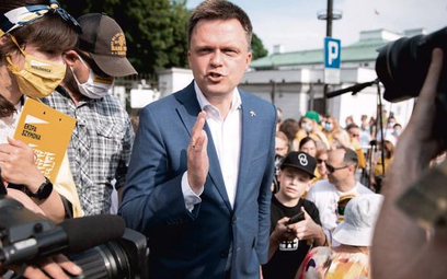 Szymon Hołownia apeluje do osób, które nie chcą iść na wybory