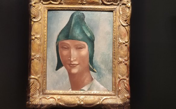 Obraz jednego z głównych reprezentantów École de Paris, Eugeniusza Zaka „Głowa młodzieńca w szpiczas