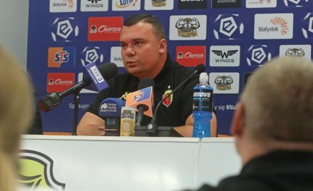 Trener Jagiellonii Adrian Siemieniec