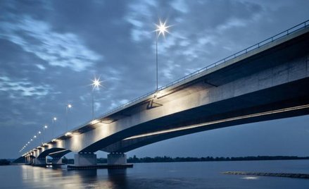 Most na autostradzie A1 pod Grudziądzem – jedna z nowoczesnych przepraw przez Wisłę w regionie